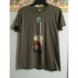 Duck Co Medium Green Guitar Mount Washington Observatory Scenic Travel Casual T-